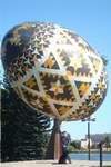 Giant Easter Egg (Pysanka), Vegreville, Ontario